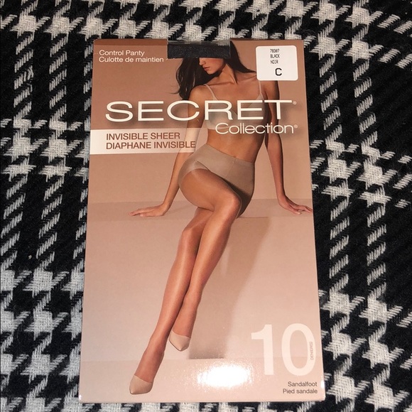 Secret Collection Invisible Sheer Pantyhose - Picture 3 of 11